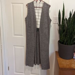 Rebecca King - Wool Blend Duster Vest - Sz L
